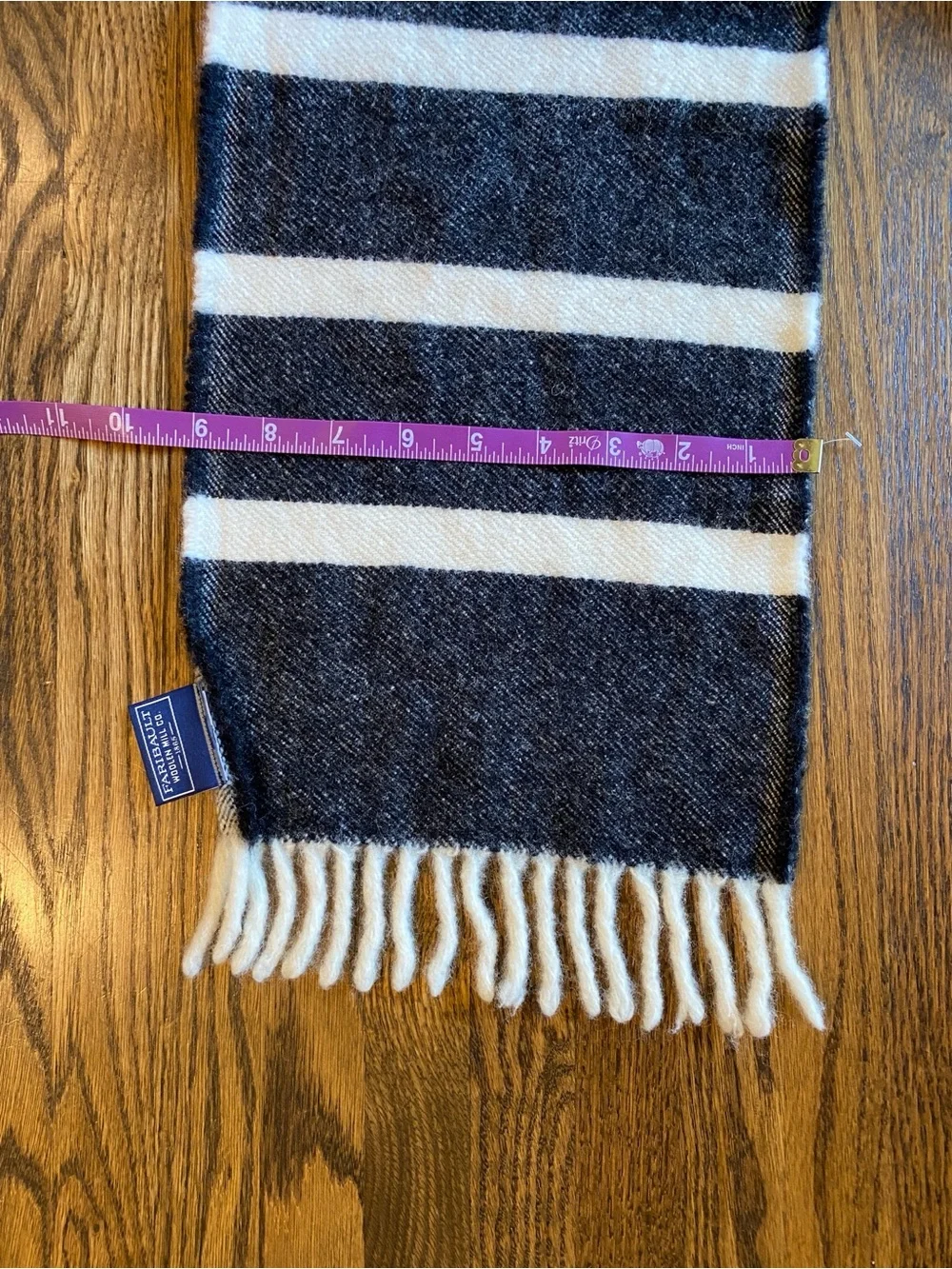 Fairbault woolen mill Co 100% pure wool scarf heritage fisherman outdoors